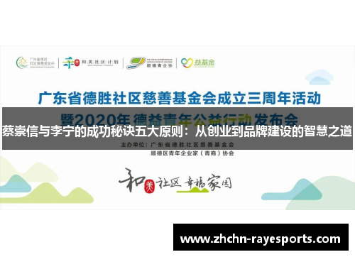 蔡崇信与李宁的成功秘诀五大原则：从创业到品牌建设的智慧之道